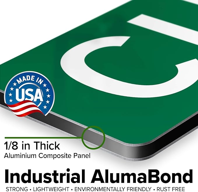 My Sign Center Custom Street Sign, 6x36 Inch, Green, Aluminum, Classic Style, Reflective, Pole or Wall Mount