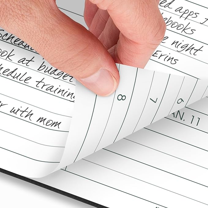 AT-A-GLANCE 2026 Appointment Book Planner, Weekly, 8-1/4" x 11", Large, Easy Viewing Large Print, Black (70LP010526)