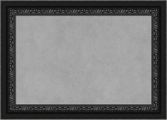 Amanti Art Black Framed Magnetic Board 16x22 Small Vision Board for use with Magnets, 100% Metal Sheet to Display Items as Office Decor or for Home Organization in mudroom, Kitchen or Kids Room