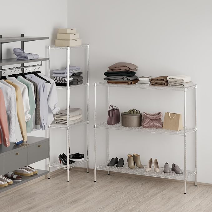 Regal Altair 18" Deep x 54" Wide x 54" Height Wire Shelving Kit | 3-Tier | NSF Commercial Storage Rack Unit