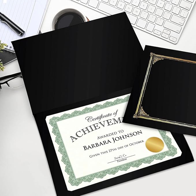 Geographics® 30% Recycled Blank Parchment Certificates, 8 1/2" x 11", Optima Green, Pack of 25