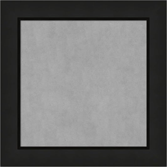Amanti Art Black Framed Magnetic Board 15x15 X-Small Vision Board for use with Magnets, 100% Metal Sheet to Display Items as Office Decor or for Home Organization in mudroom, Kitchen or Kids Room
