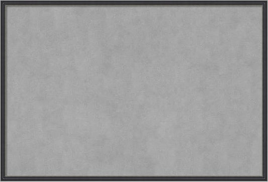Amanti Art Black Framed Magnetic Board 25x37 Large Vision Board for use with Magnets, 100% Metal Sheet to Display Items as Office Decor or for Home Organization in mudroom, Kitchen or Kids Room