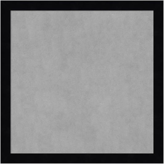 Amanti Art Black Framed Magnetic Board 13x13 X-Small Vision Board for use with Magnets, 100% Metal Sheet to Display Items as Office Decor or for Home Organization in mudroom, Kitchen or Kids Room