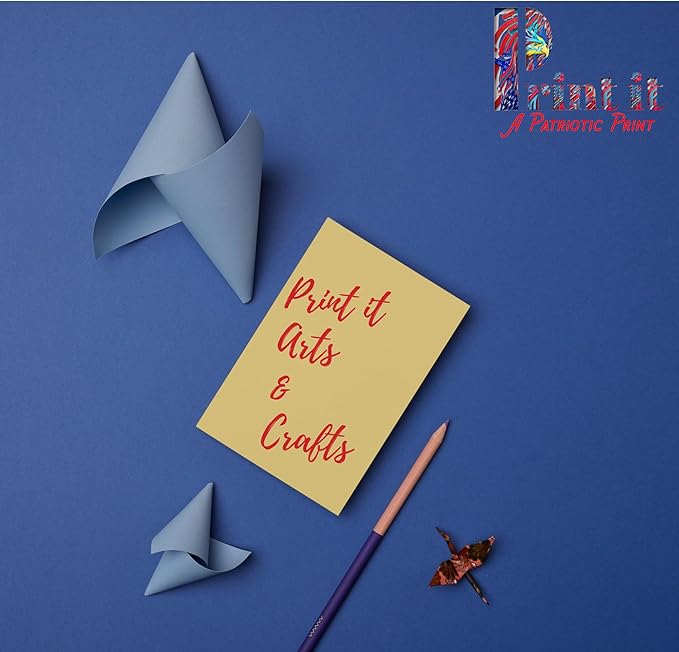 PrintIt Colors Multipurpose Paper, 20 lbs., 8.5" x 11", 500 Sheets/Ream – Premium Colored Copy Paper for Printing, School, and Office Use (Buff)