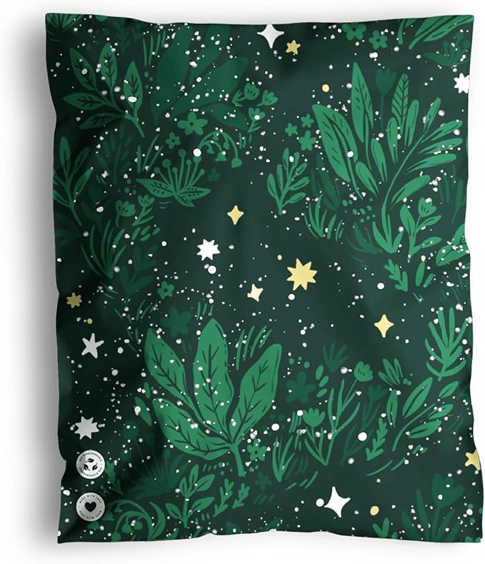 Poly Mailers 14.5 x 19 Inch - 100 pack Biodegradable Shipping Bags for Clothes and Large Items - Impack Self-Seal Waterproof Thick Mailing Envelope for Accessories & Clothing - Midnight Lush