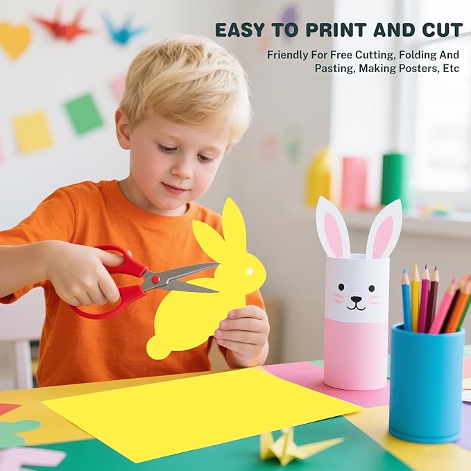 Cardstock 8.5 X 11, 40 Sheets Lemon Yellow Card Stock, 75lb/ 200gsm Vibrant Yellow Color Copy and Printer Paper For Art, Drawing, Invitations, DIY Cards, Craft, Construction, School & Office Supplies