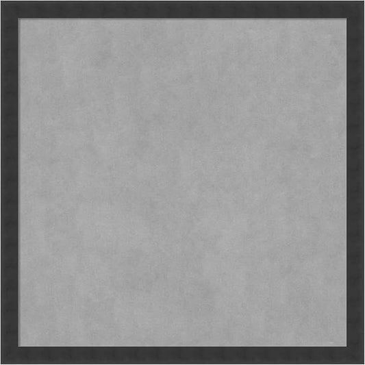 Amanti Art Black Framed Magnetic Board 26x26 Medium Vision Board for use with Magnets, 100% Metal Sheet to Display Items as Office Decor or for Home Organization in mudroom, Kitchen or Kids Room