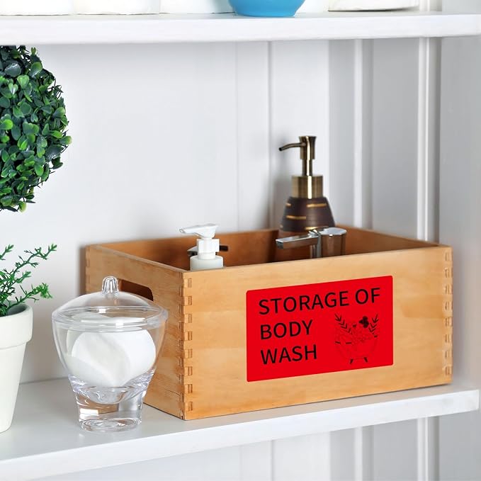 3×5 Inch Red Removable Thermal Labels,Waterproof Thermal Label,240 Sheets per Roll with Perforated Lines