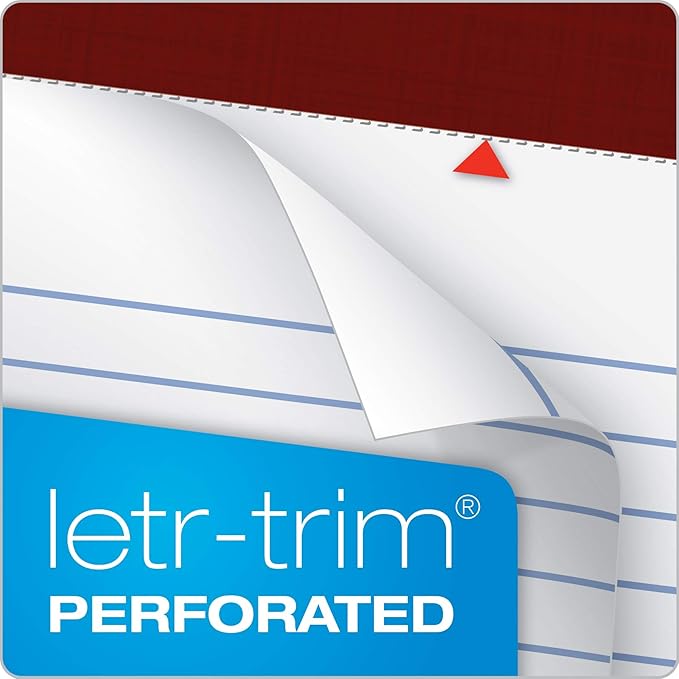 TOPS Legal Pads, 12 Pack, Premium Docket Gold Note Pad Bulk Pack, 50 Legal Ruled 8.5 x 11 Sheets, Thick White Paper with Extra Hard Back, Proudly Made in the USA