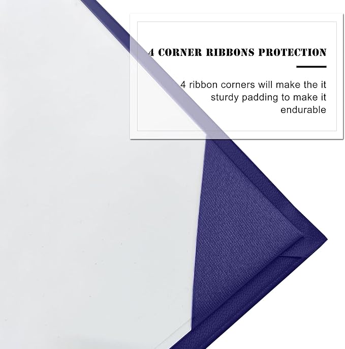 Diploma Cover 8.5” x11” Diploma Holder of Graduation Leatherette Padded Certificate（Tent Style),40-Pack