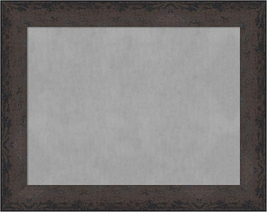 Amanti Art Black Framed Magnetic Board 23x29 Medium Vision Board for use with Magnets, 100% Metal Sheet to Display Items as Office Decor or for Home Organization in mudroom, Kitchen or Kids Room