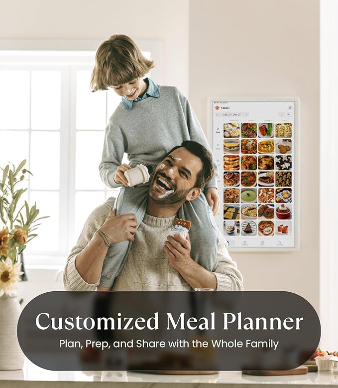 Cozyla Mate Calendar+ 2: 32" Digital Calendar Wall Touch Screen Chore Chart Customizable Dashboard Smart Electronic Display for Family Schedules Meal Plan All App Support Wall Mount Planner for 2026