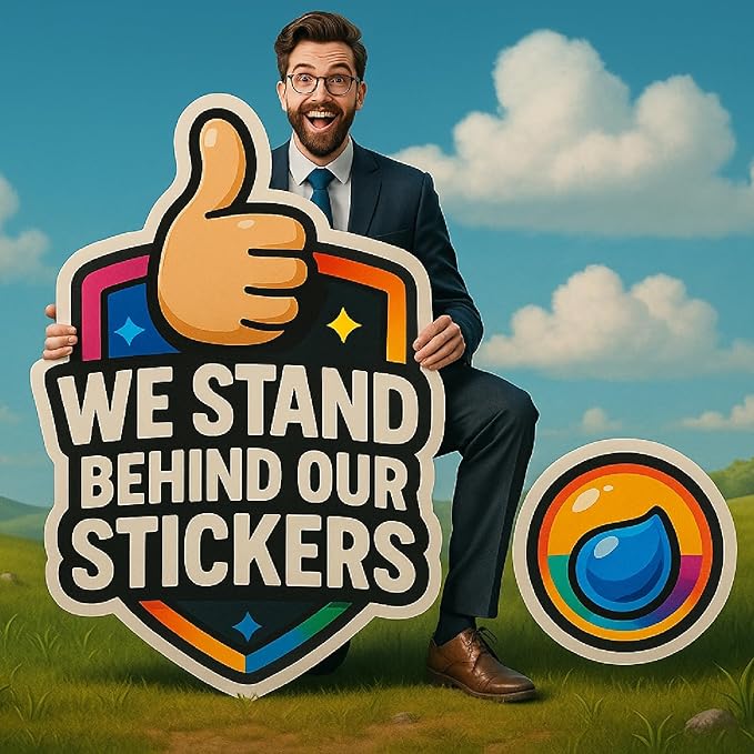 Large Custom Vinyl Decals - Full Color Sticker Printing | Personalized Stickers for Business Logo - Ideal for Windows, Doors, Walls, Vehicles, Cars, Trucks