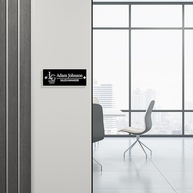 Custom Name Plates for Doors Personalized Wall Name Signs Office Workspace Decor New Job CEO Gift