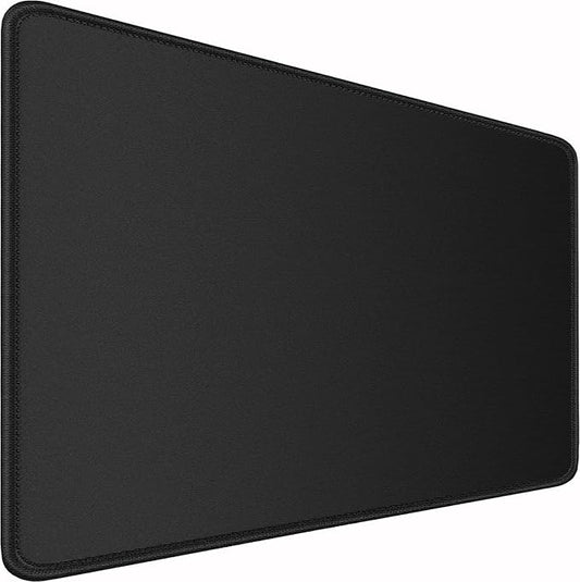 Large Extended Long Mousepad, 47.2x23.6 inch Large Gaming Non-Slip Mouse pad, Water Resist Computer Keyboard Mat Rubber Base Long Desk Pad for Work & Gaming, Office & Home, Black