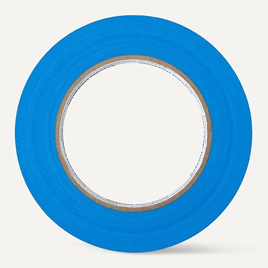Amazon Basics Painters Tape, 0.94" x 60-Yard, 4 Rolls, Blue