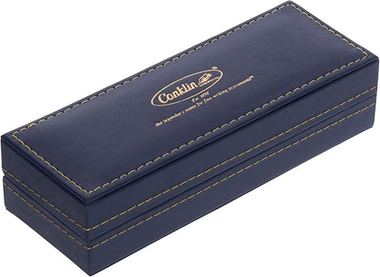 Conklin Duragraph Fountain Pen Purple Nights - Stub Nib, Premium Writing Instrument for Calligraphy & Signatures
