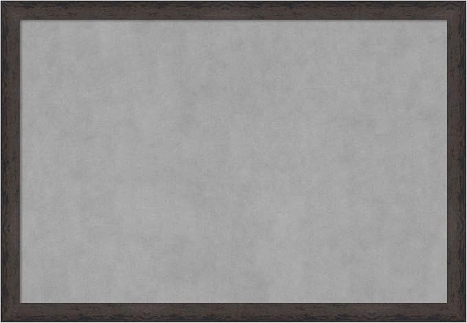 Amanti Art Black Framed Magnetic Board 27x39 Large Vision Board for use with Magnets, 100% Metal Sheet to Display Items as Office Decor or for Home Organization in mudroom, Kitchen or Kids Room