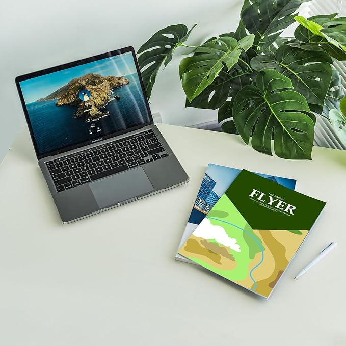 Customized Flyer Paper for Business Personalized A5 Flyer with Your Photo Logo Text Glossy Paper Printing Flyers for Advertising, Customized printing on one or both sides (500, 1000, 2000 Sheets)