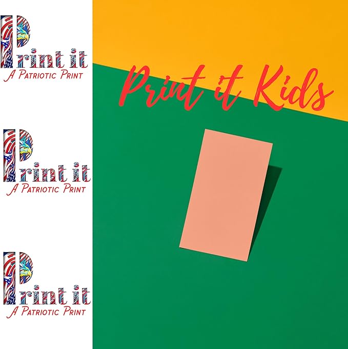 Printit Colors Multipurpose Paper, 20 lbs., 8.5" x 11", Salmon, 500 Sheets/Ream – Premium Colored Copy Paper for Printing, School, and Office Use