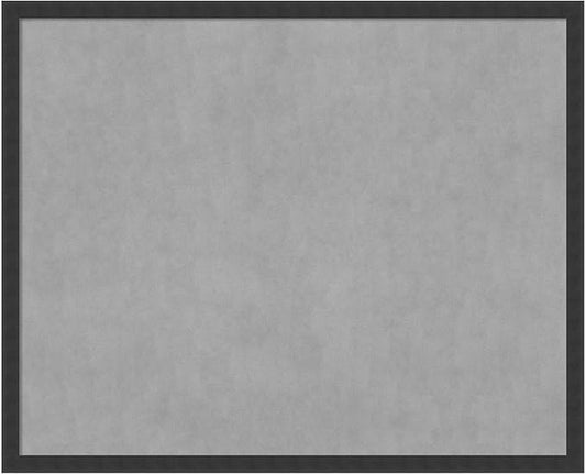 Amanti Art Black Framed Magnetic Board 34x42 X-Large Vision Board for use with Magnets, 100% Metal Sheet to Display Items as Office Decor or for Home Organization in mudroom, Kitchen or Kids Room