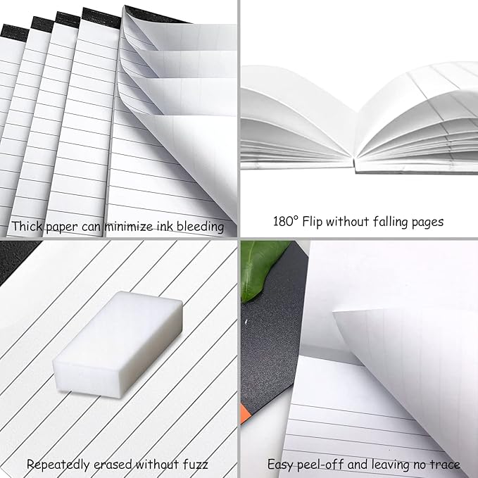 Nichela Notepads Bulk for Daily Planning and Organization of Work – 4 x 6-inches Ruled Pages – Thick Bright White Paper – 30 Pages – Note Pads College Ruled – Pack of 20