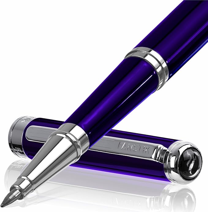 FANSTIK Customized Luxury Rollerball pen, fancy gift set for women, Professional executive pen gift set for men and Woman (B Lux RollerBall Set)