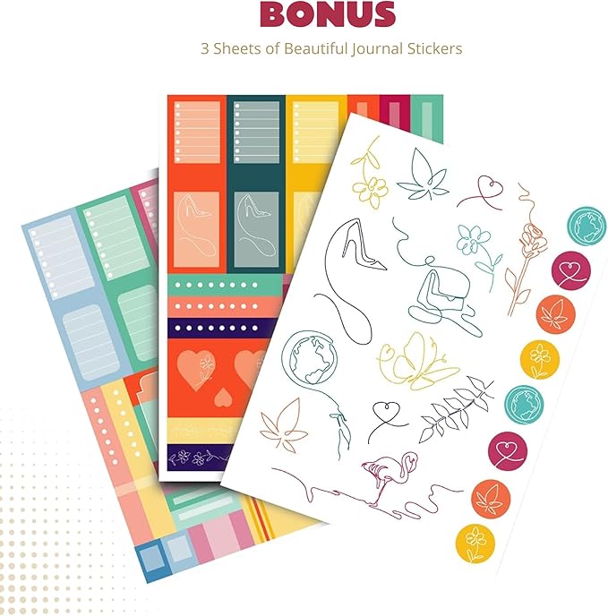 VIVID SCRIBBLES Dotted Journal – 140gsm Bleed Proof Thick White Paper – 200 Numbered Dot Grid Pages – 5.8 x 8.3 inch Bullet Dotted Notebook
