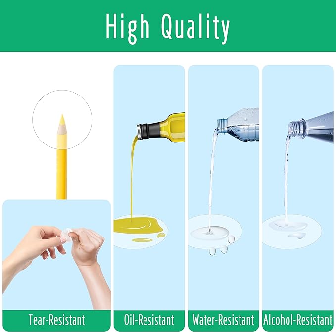 1000 PCS Round Clear Seal Stickers, Transparent Envelope Mail Wafer Seal Self Adhesive Package Circle Label Dots with Perforation Line for Envelopes, Boxes and Gift Packaging (1” in Diameter)