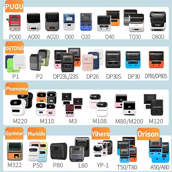 Risio Thermal Labels 1.57"x1.18"(40x30mm),220 Labels/Roll(10 Rolls),Waterproof, Oil-Resistant, Scratch-Resistant Thermal Label Paper,for Barcode/Address/Mailing/Logo/Business/Home