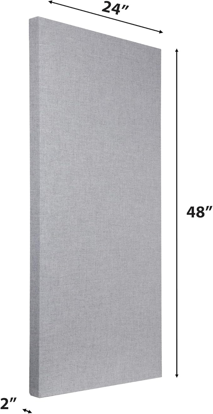 ATS Acoustics Home Office Residential Acoustic Treatment Room Kit Sound Absorbing Acoustic Panel 6 Pack for 50-100 Sq Ft (Blue Smoke)