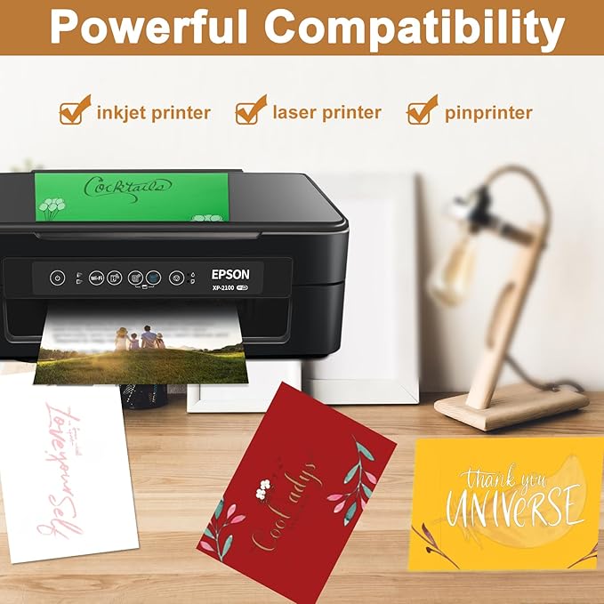 Silunkia 300 Sheets Christmas Red Cardstock 8.5 x 11 Printer Paper, 75lb Heavyweight Dark Red Paper Card Stock for Cards Making, Greeting Cards, School Crafting, Wedding Invitations