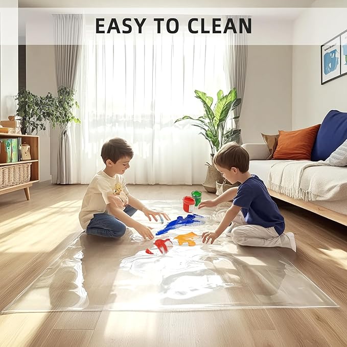 Chair Mat for Hardwood Floor, 1/5" Thick 48x36 inches Floor Mat Protector for Office Chair, Clear Thicken Pattern Rectangle Floors Protector