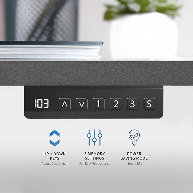 VIVO Heavy Duty Dual Motor Electric Sit Stand Desk Frame, 220 lbs Capacity up to 85" x 43" Tops, Memory Controller Height Adjustable Frame Only, Gray, DESK-E-200G