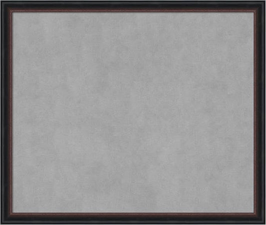 Amanti Art Black Framed Magnetic Board 22x26 Medium Vision Board for use with Magnets, 100% Metal Sheet to Display Items as Office Decor or for Home Organization in mudroom, Kitchen or Kids Room