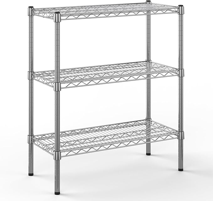 Regal Altair 14" Deep x 36" Wide x 34" Height Wire Shelving Kit | 3-Tier | NSF Commercial Storage Rack Unit