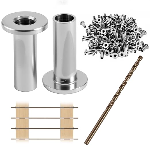 200 Pack Cable Railing Protector Sleeves,T316 Stainless Steel Protective Sleeves for 1/8" 5/32" or 3/16" Deck Cable Railing | Wood/Composite Posts/DIY Balustrade