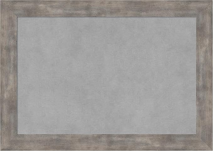 Amanti Art Silver Framed Magnetic Board 15x21 Small Vision Board for use with Magnets, 100% Metal Sheet to Display Items as Office Decor or for Home Organization in mudroom, Kitchen or Kids Room