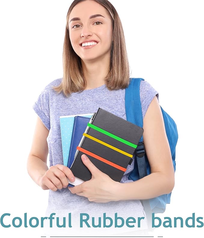 Bilinny Rubber Bands Assorted Size & Color, Made In USA, 1 LB