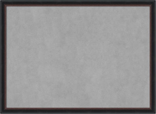 Amanti Art Black Framed Magnetic Board 22x30 Medium Vision Board for use with Magnets, 100% Metal Sheet to Display Items as Office Decor or for Home Organization in mudroom, Kitchen or Kids Room