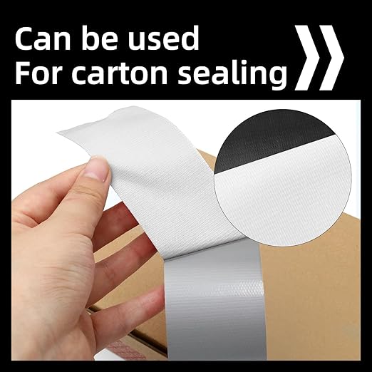 ROSEUP Duct Tape Heavy Duty Waterproof, 2 Inch x 1080 Yards, Strong Adhesive Grey Duct Tape Bulk for Indoor Outdoor Repairs, Tear by Hand, (36 Pack)