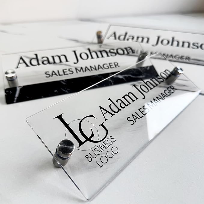 Custom Name Plates for Doors Personalized Wall Name Signs Office Workspace Decor New Job CEO Gift