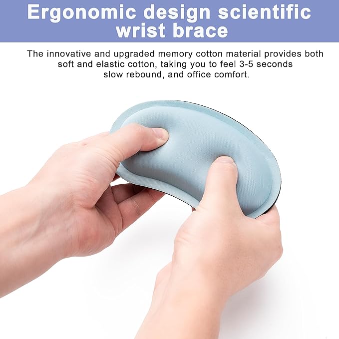 Hoewina Keyboard Wrist Rest,Ergonomic Wrist Rest,Superfine Fabric and Gel Memory Foam Wrist Pad for Computer Keyboard for Easy Typing & Pain Relief, Suitable for Office, Family, Outdoor, Flowers Style