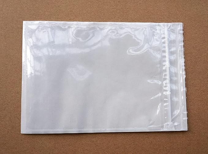 Premium 6.7'' x 10'' Resealable Adhesive Shipping Label/documents Pouches (50 Pack)