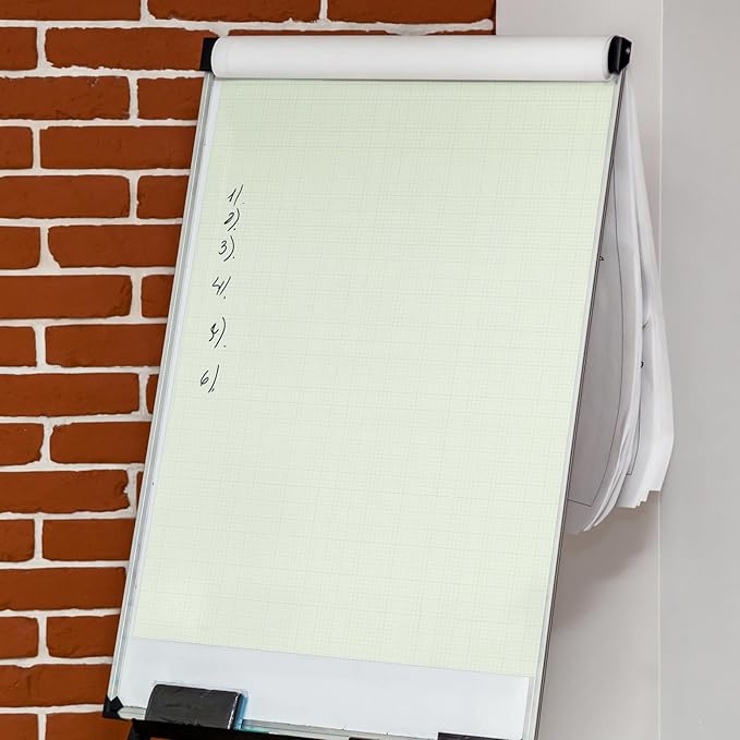 Fuyoooo 25 Sheet Graph Paper Pad 24" x 36" Large Graph 1" and 1/4" Ruled Grid Paper for Engineer Architect Designer Mathematician Draftsmen Sketch House Commercial Building Plan Drafting(Green)