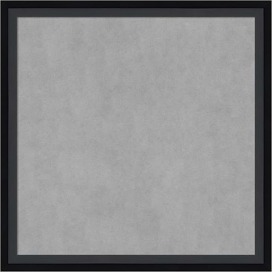 Amanti Art Black Framed Magnetic Board 13x13 X-Small Vision Board for use with Magnets, 100% Metal Sheet to Display Items as Office Decor or for Home Organization in mudroom, Kitchen or Kids Room