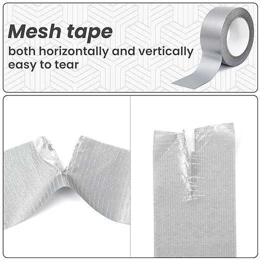 TOMAIX 22 Rolls Heavy Duty Duct Tape Bulk, 720 Yards, Gray Cloth Tape, Waterproof & Strong Adhesion for Repair, DIY, Home & Outdoor Use