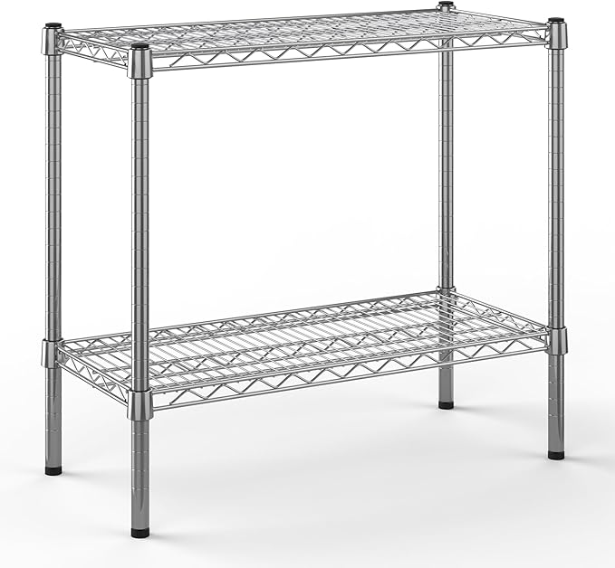 Regal Altair 14" Deep x 30" Wide x 27" Height Wire Shelving Kit | 2-Tier | NSF Commercial Storage Rack Unit