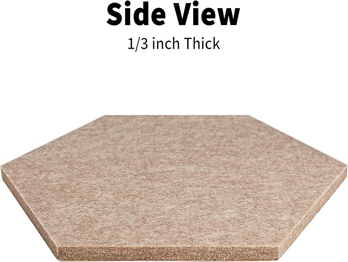 15'' Large Hexagon Cork-Bulletin Board Tiles Adhesive Frameless 10 Pack 15 x 13 inch Hex Pin Corkboard Prayer Vision Cork Board for Office-Wall Decor, Hexagonal Tack Pinboard with 30 Push Pins